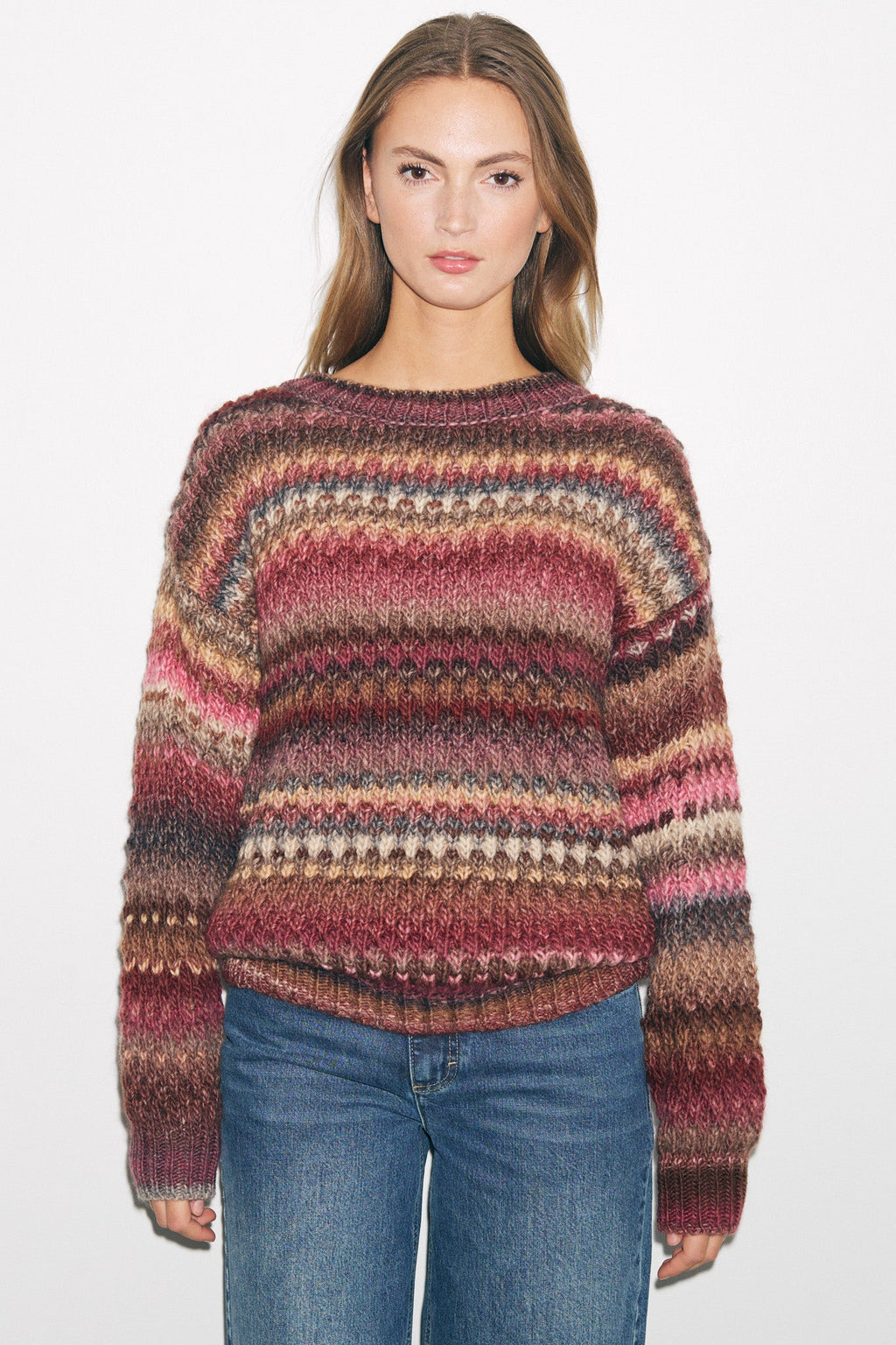 Gio Strickpullover Rost-Mix