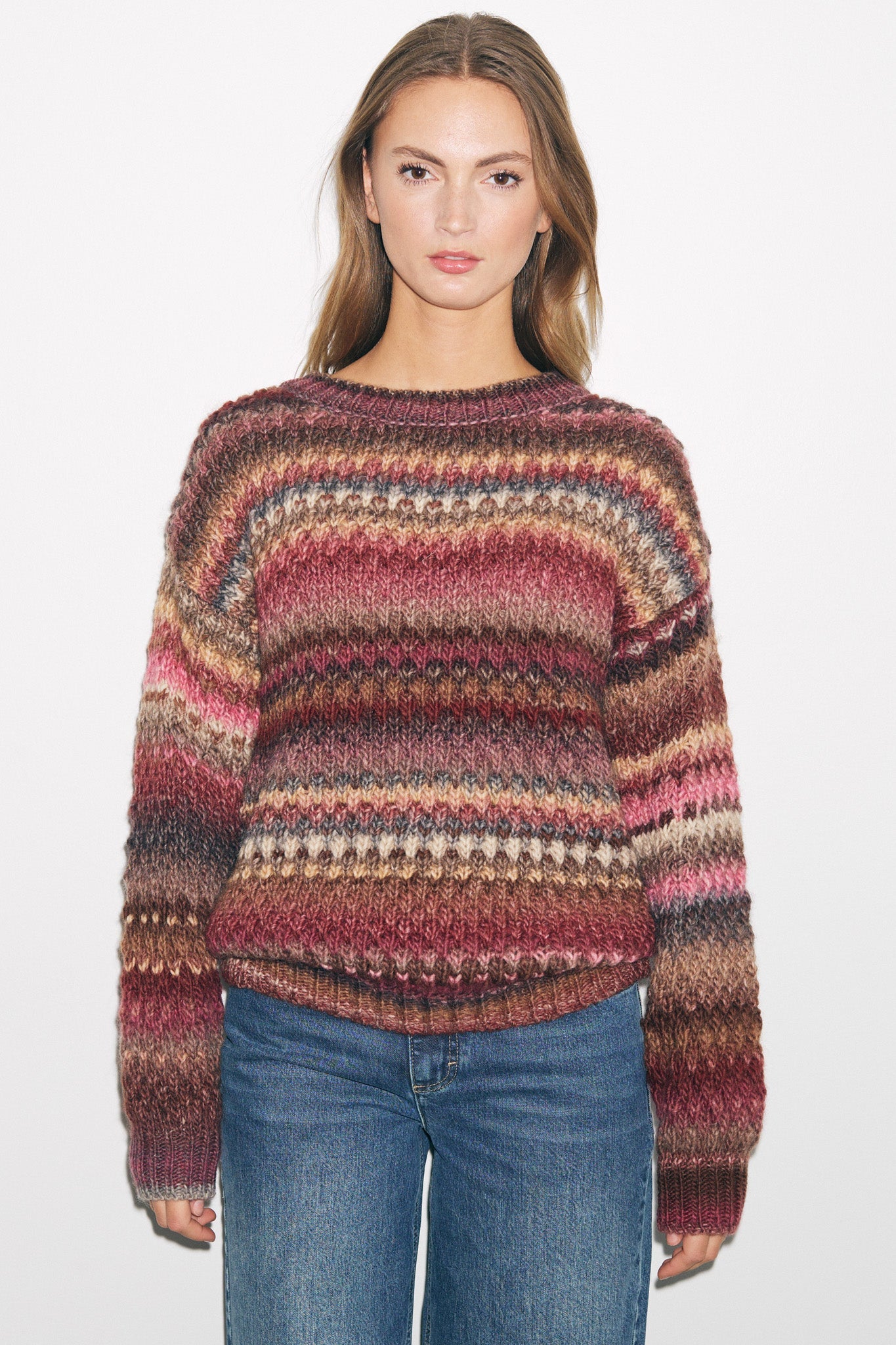 Gio Strickpullover Rost-Mix
