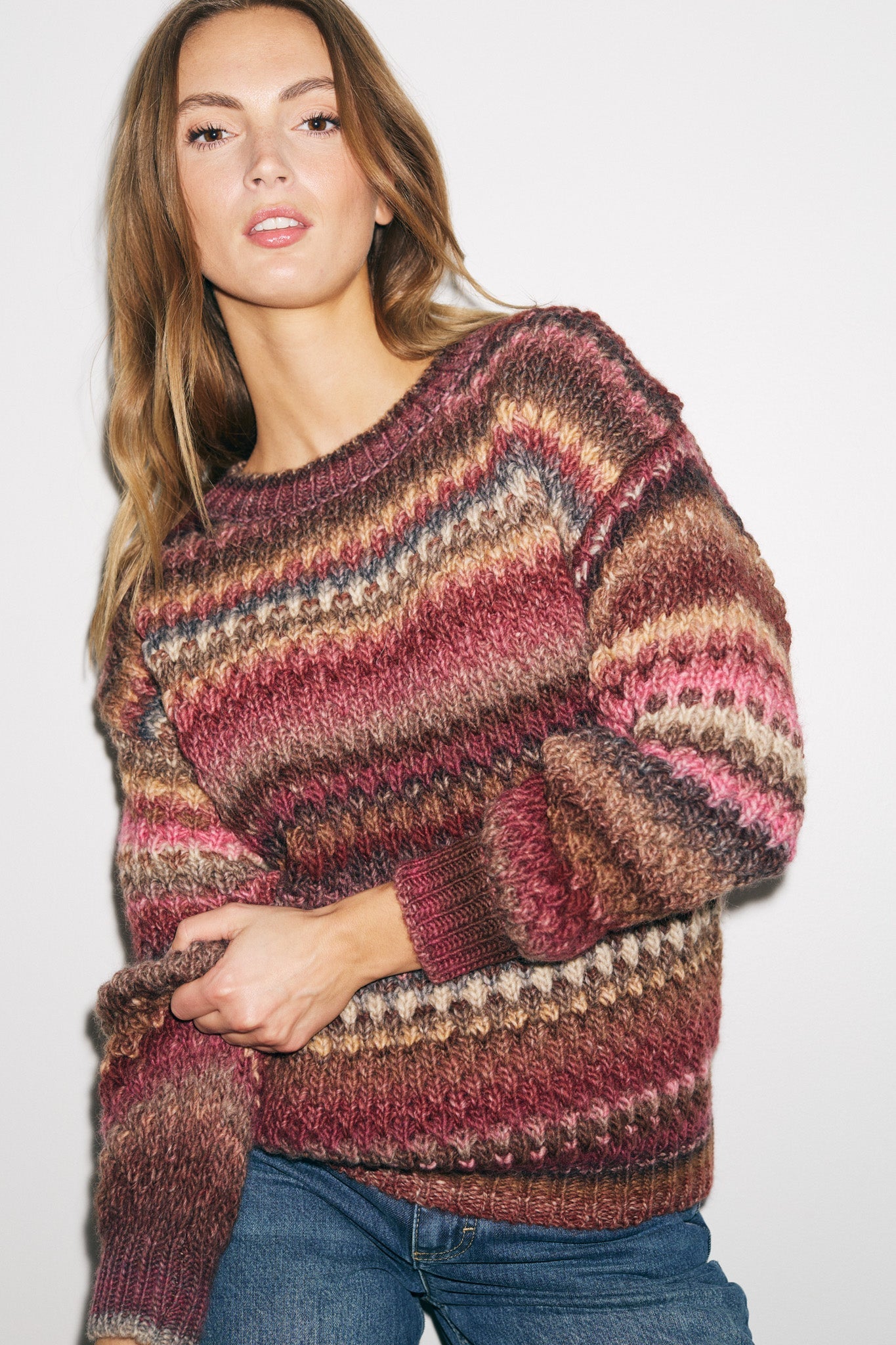 Gio Strickpullover Rost-Mix