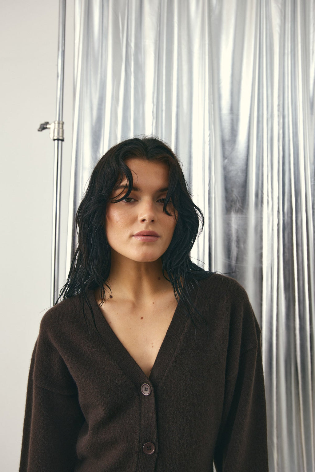 Lenyxanna Strickkleid Schokolade