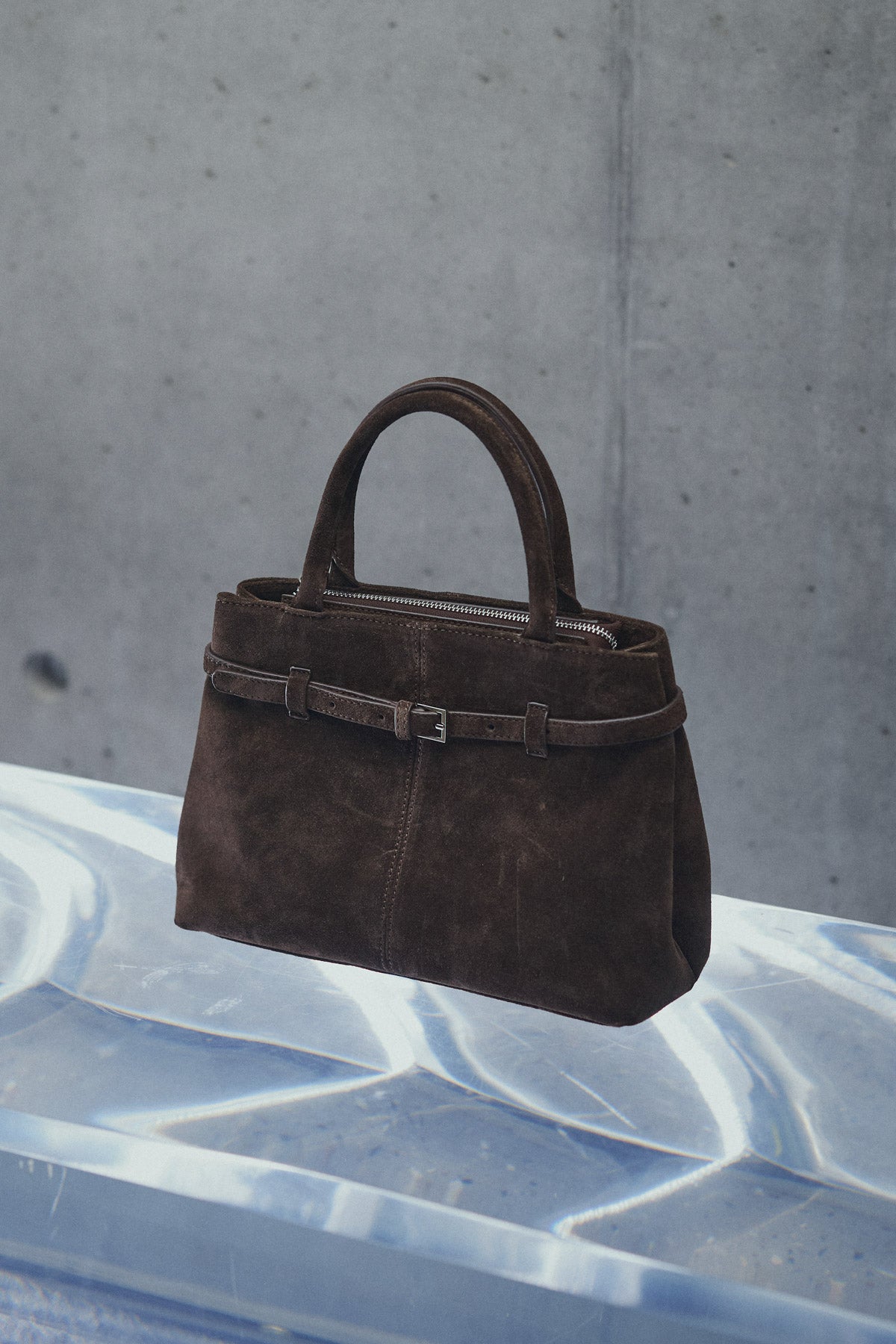 Macie Bag Echtes Wildleder Schoko