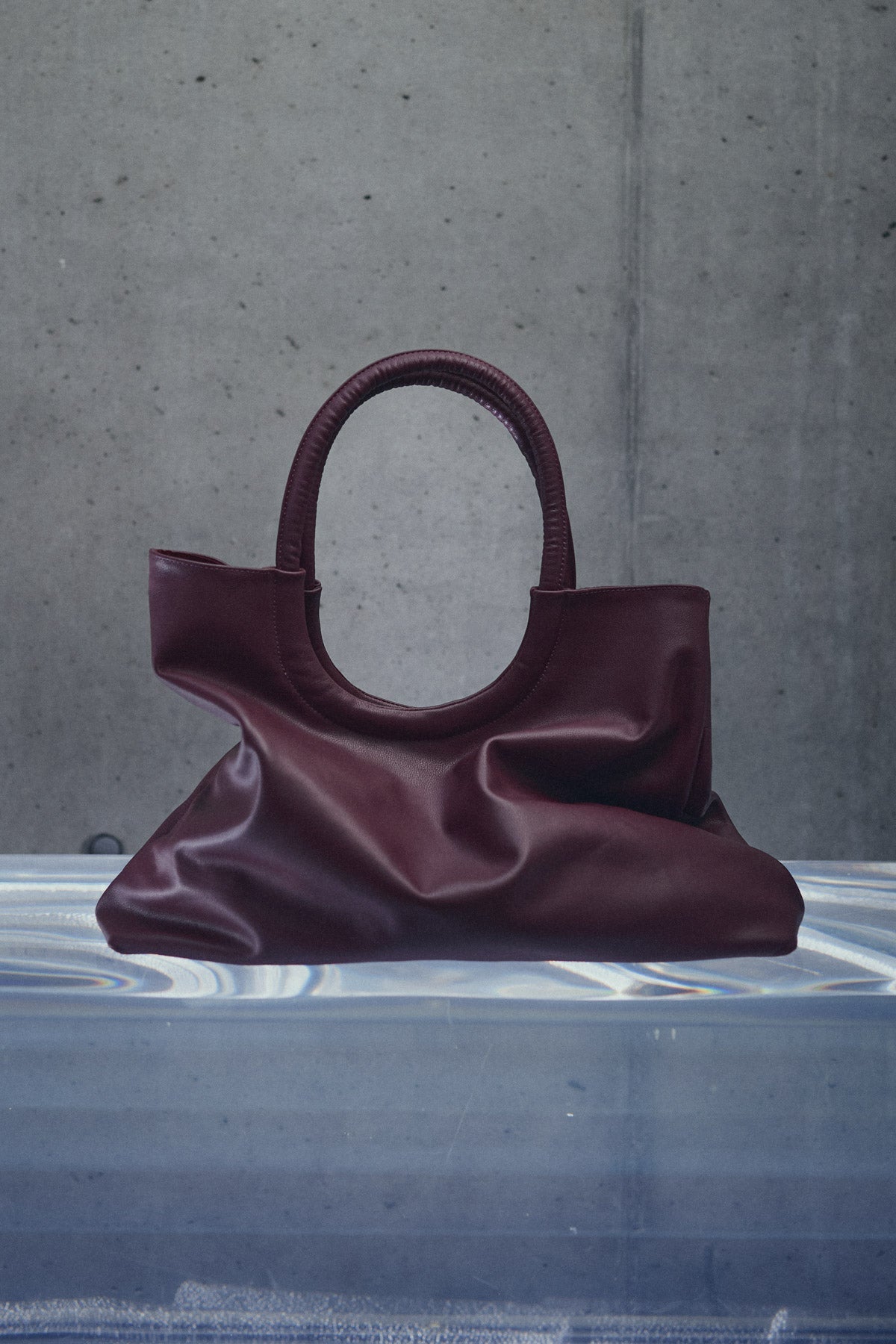 Laberta Tasche Echtes Leder Burgund