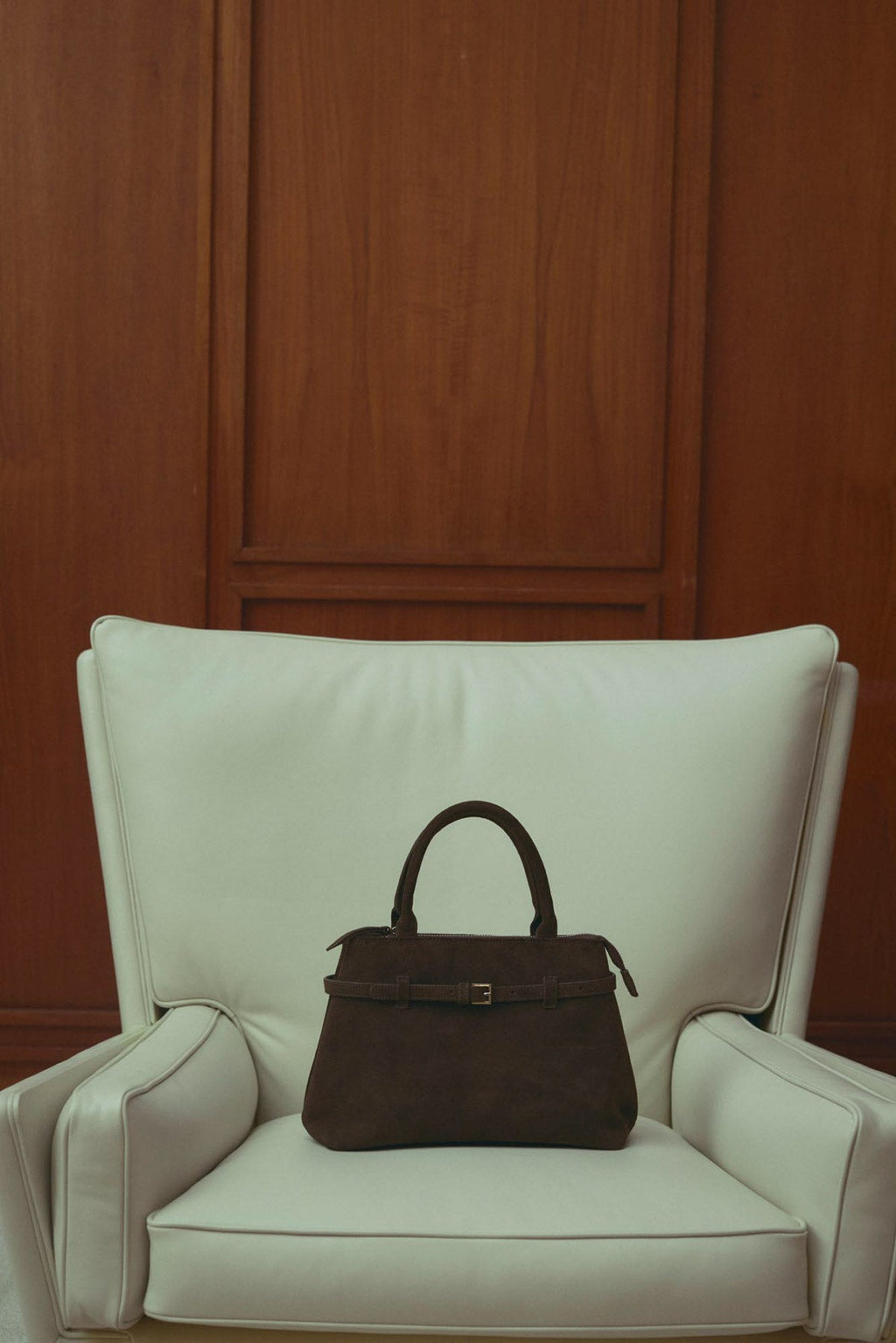 Macie Bag Echtes Wildleder Schoko