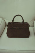 Macie Bag Echtes Wildleder Schoko
