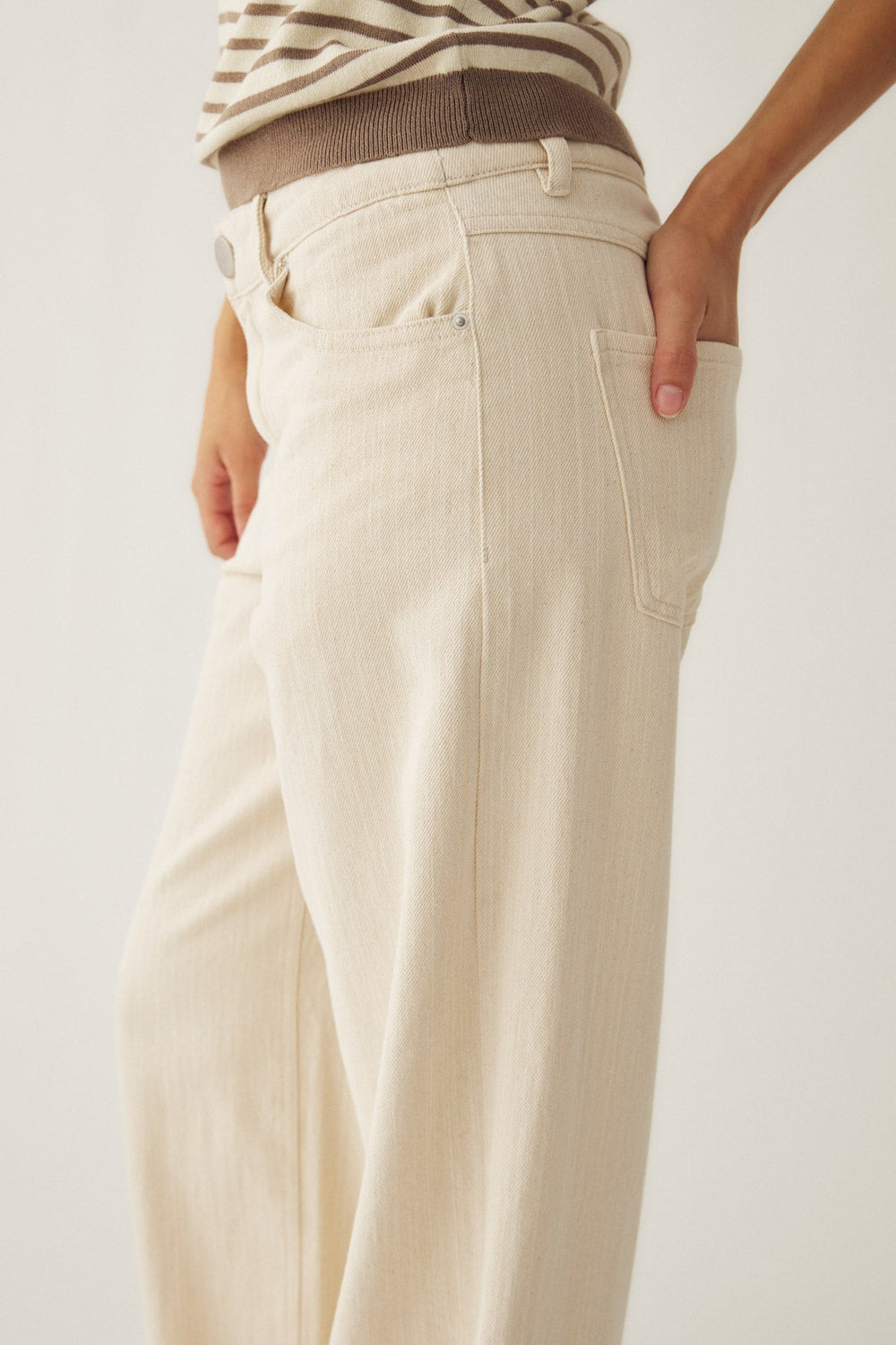 N-Melo MW Jeans Ivory