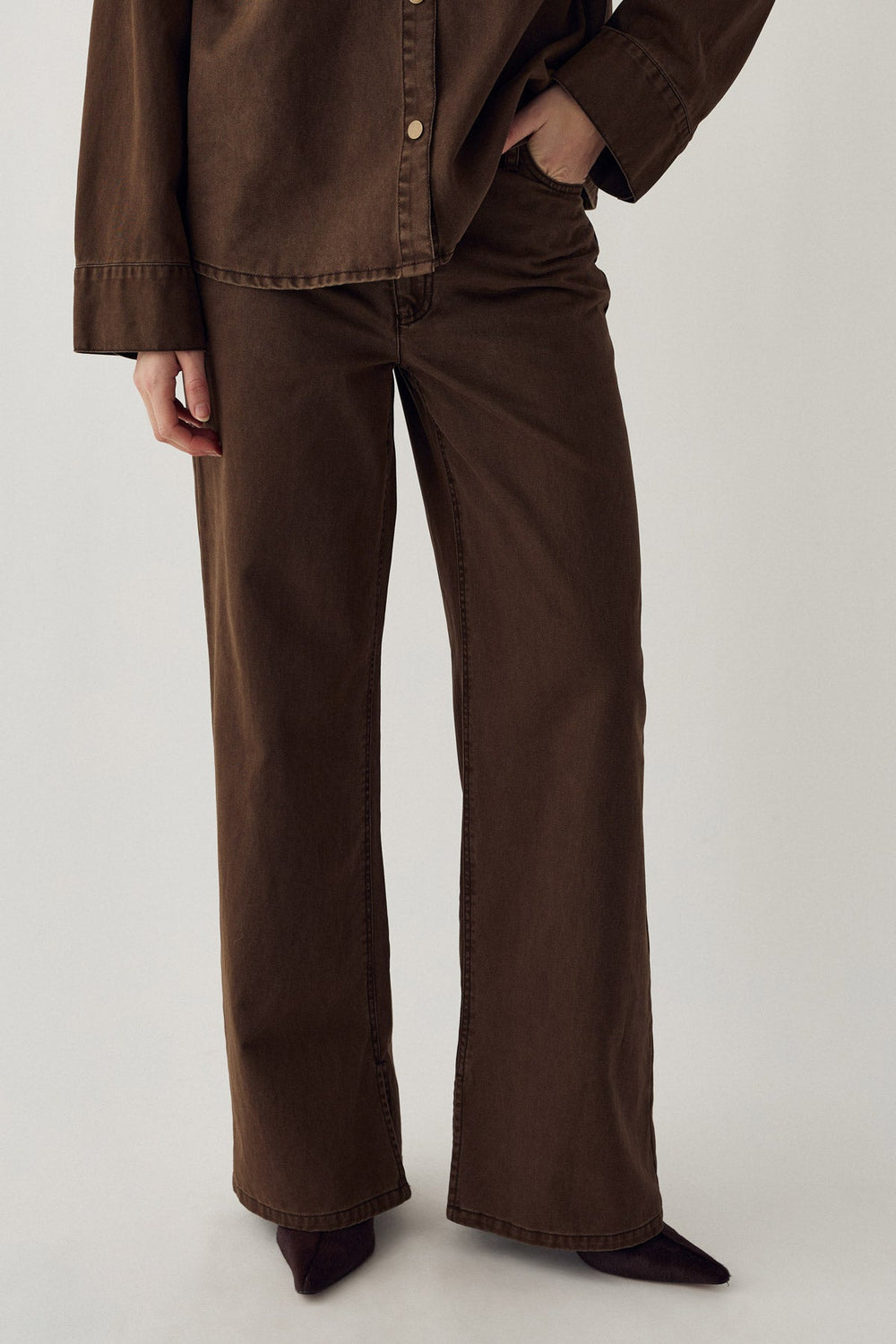 N-Maribella MW Hose Kakaobraun