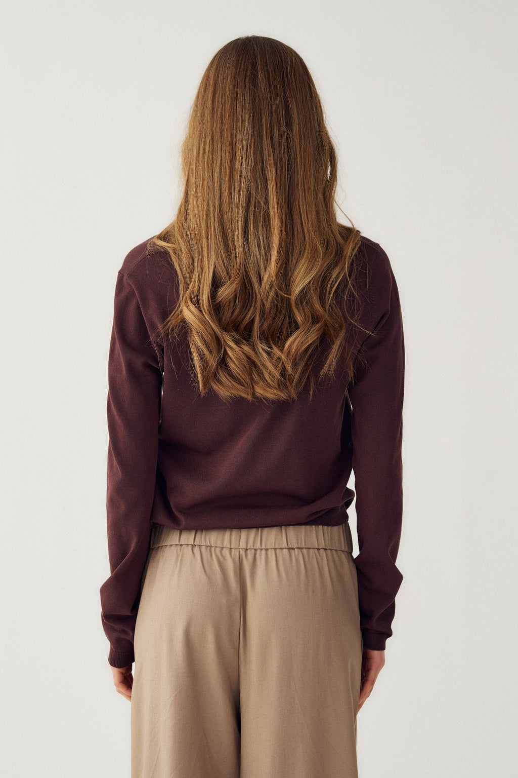 N-Marg Strickjacke Schokolade