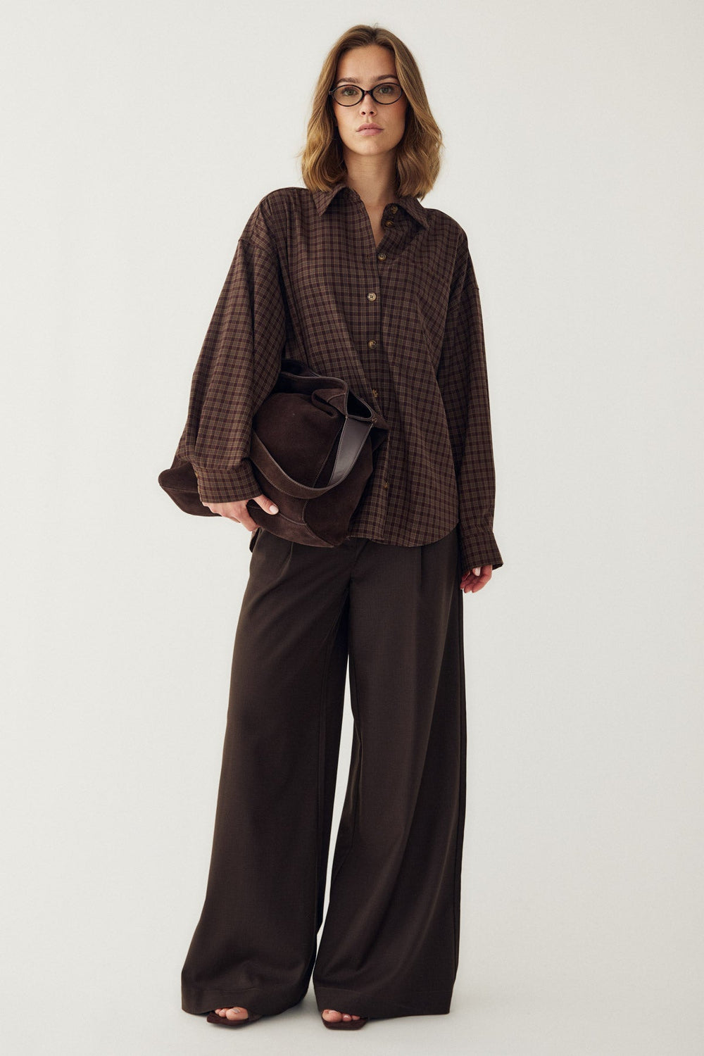 N-Lisa Hemd Devana Brown Check
