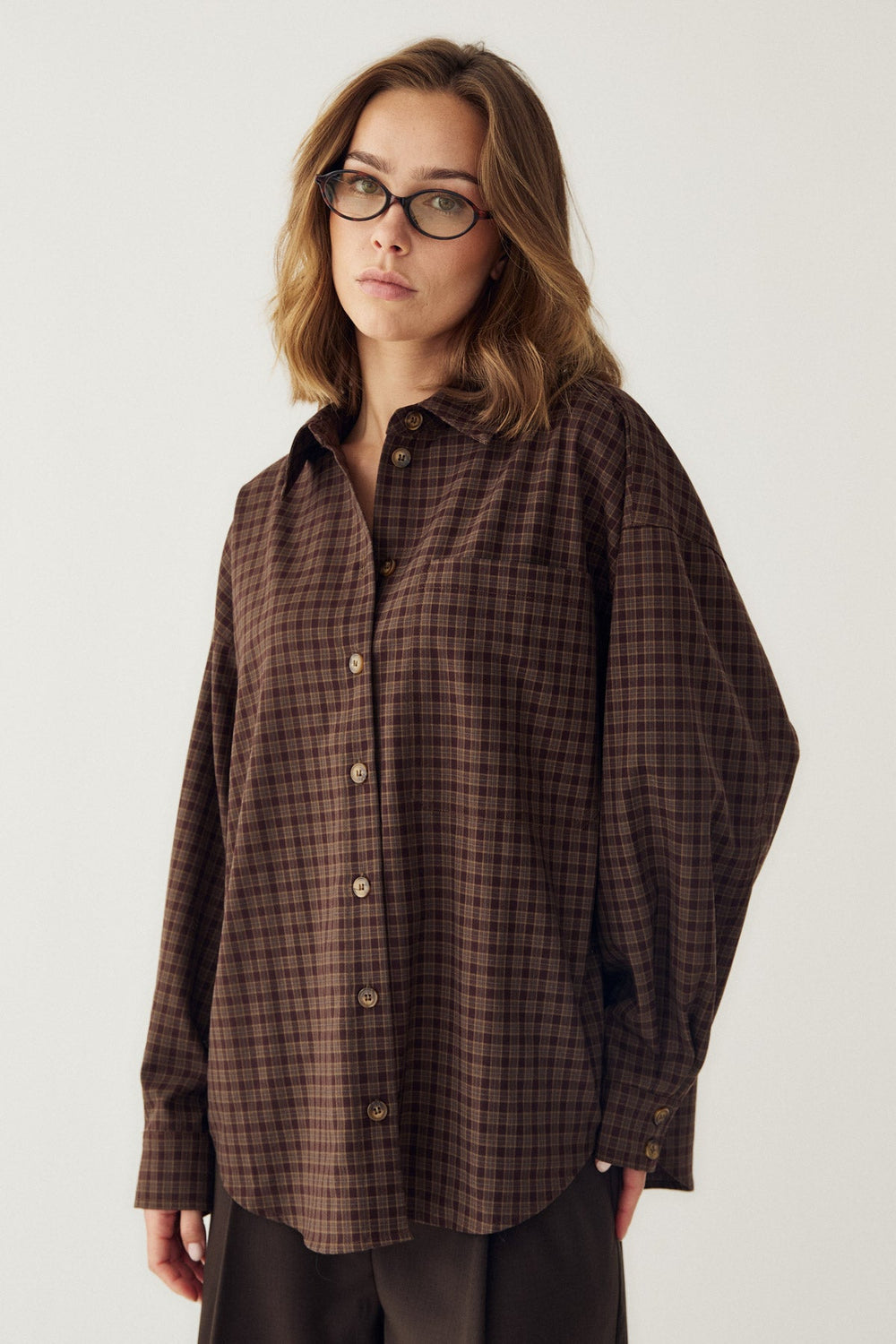 N-Lisa Hemd Devana Brown Check