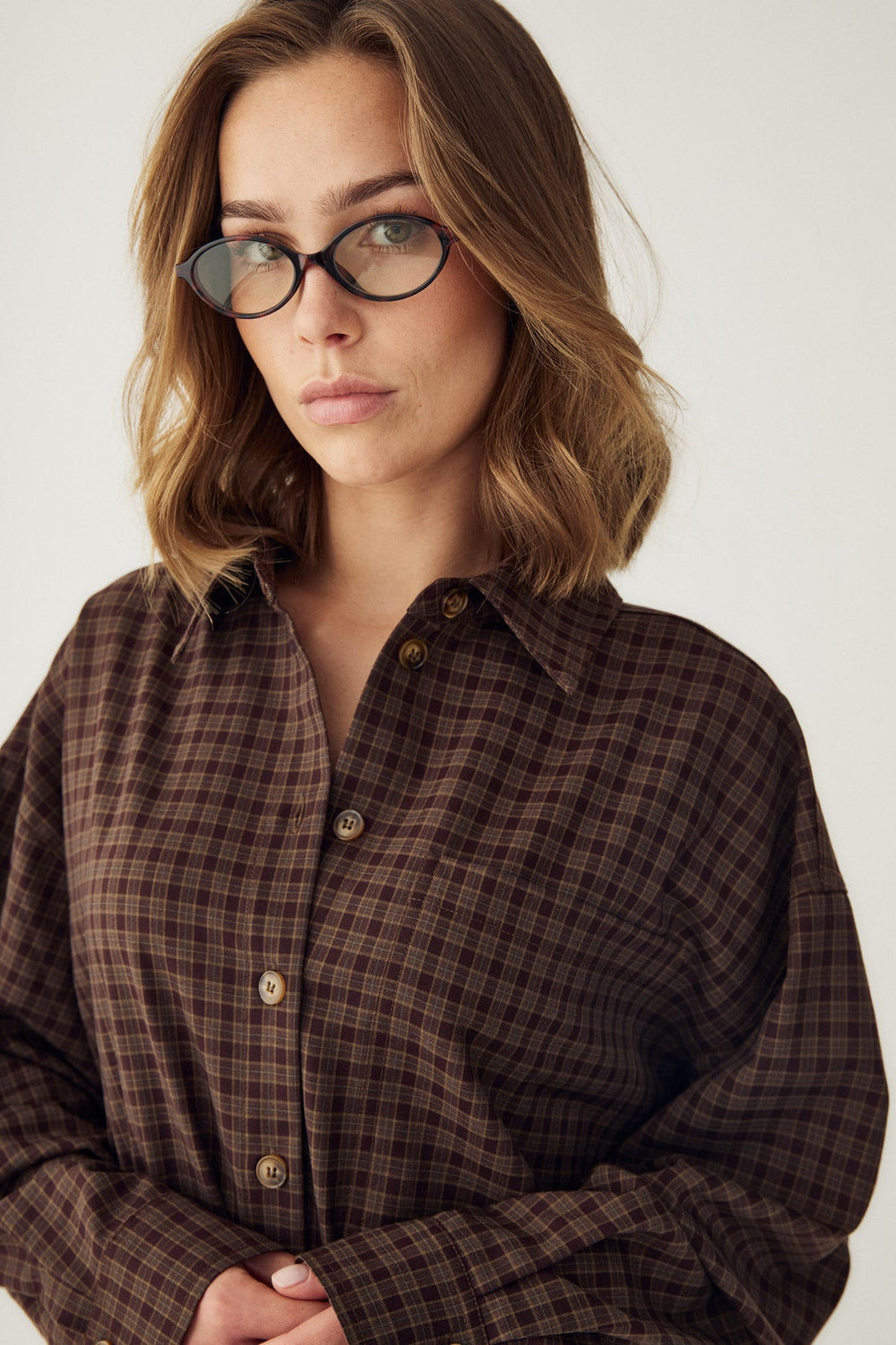N-Lisa Hemd Devana Brown Check
