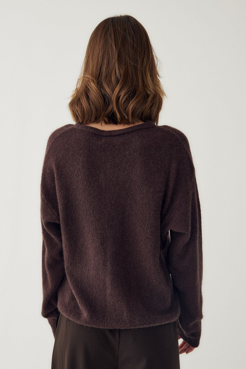 N-Numa Strickjacke Schokolade