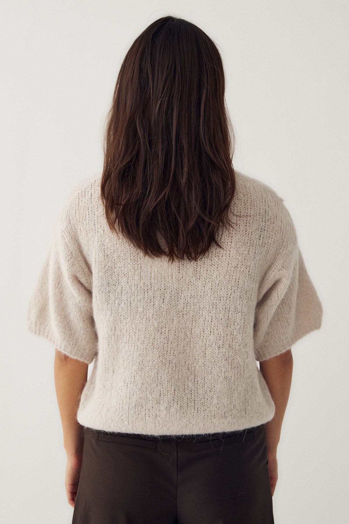 N-Kae SS Strickcardigan Oyster