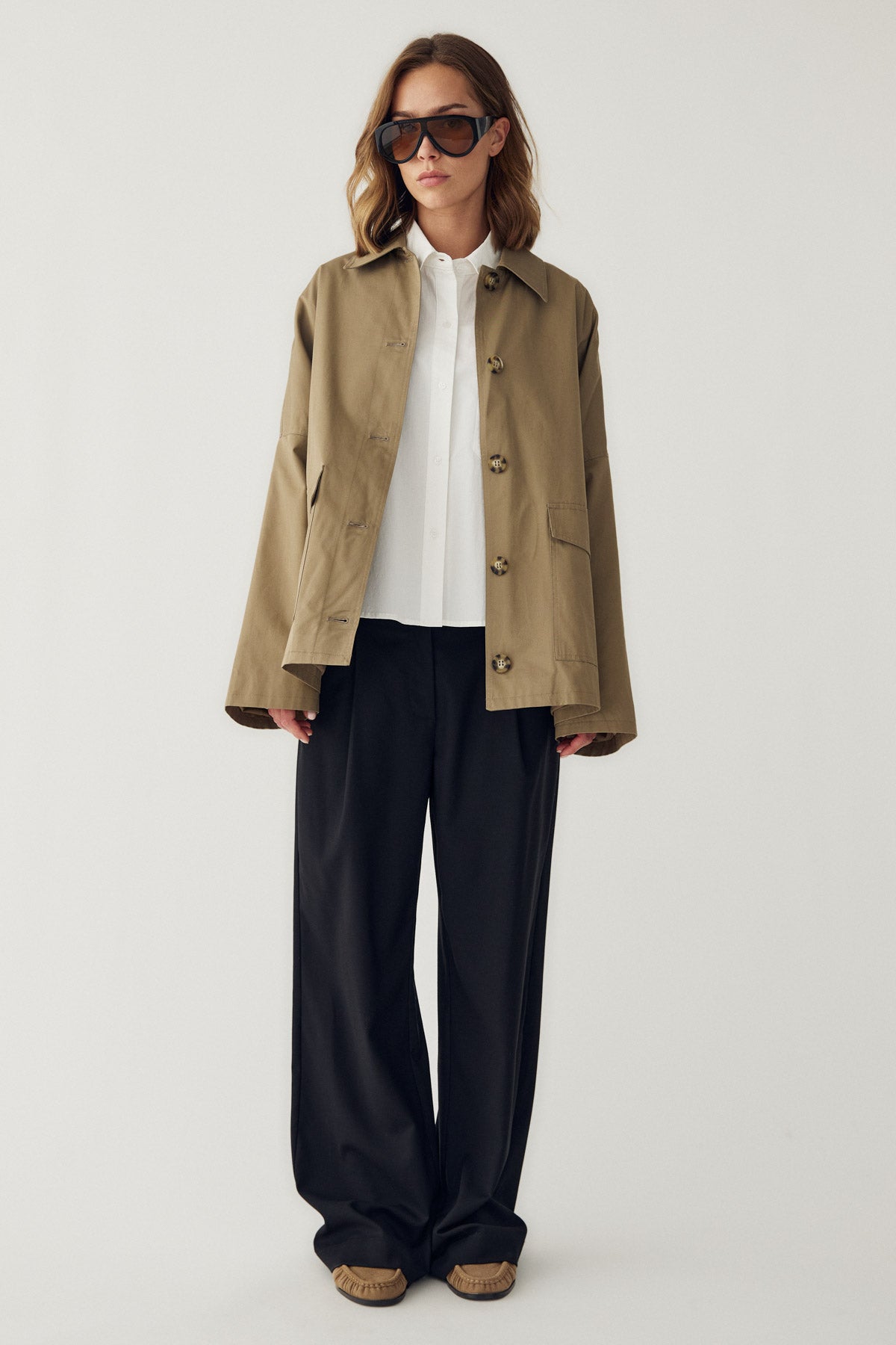 N-Margo Jacke Grau Sand