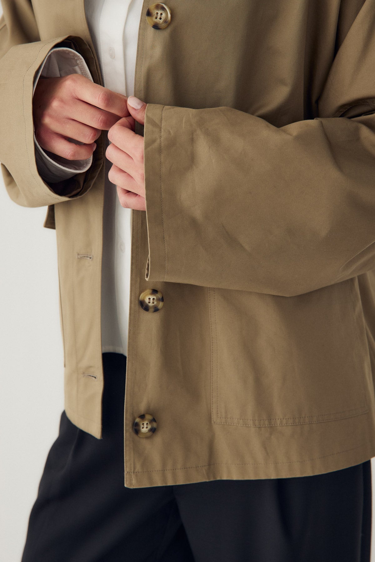 N-Margo Jacke Grau Sand
