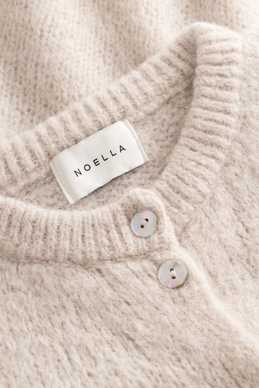 N-Kae SS Strickcardigan Oyster
