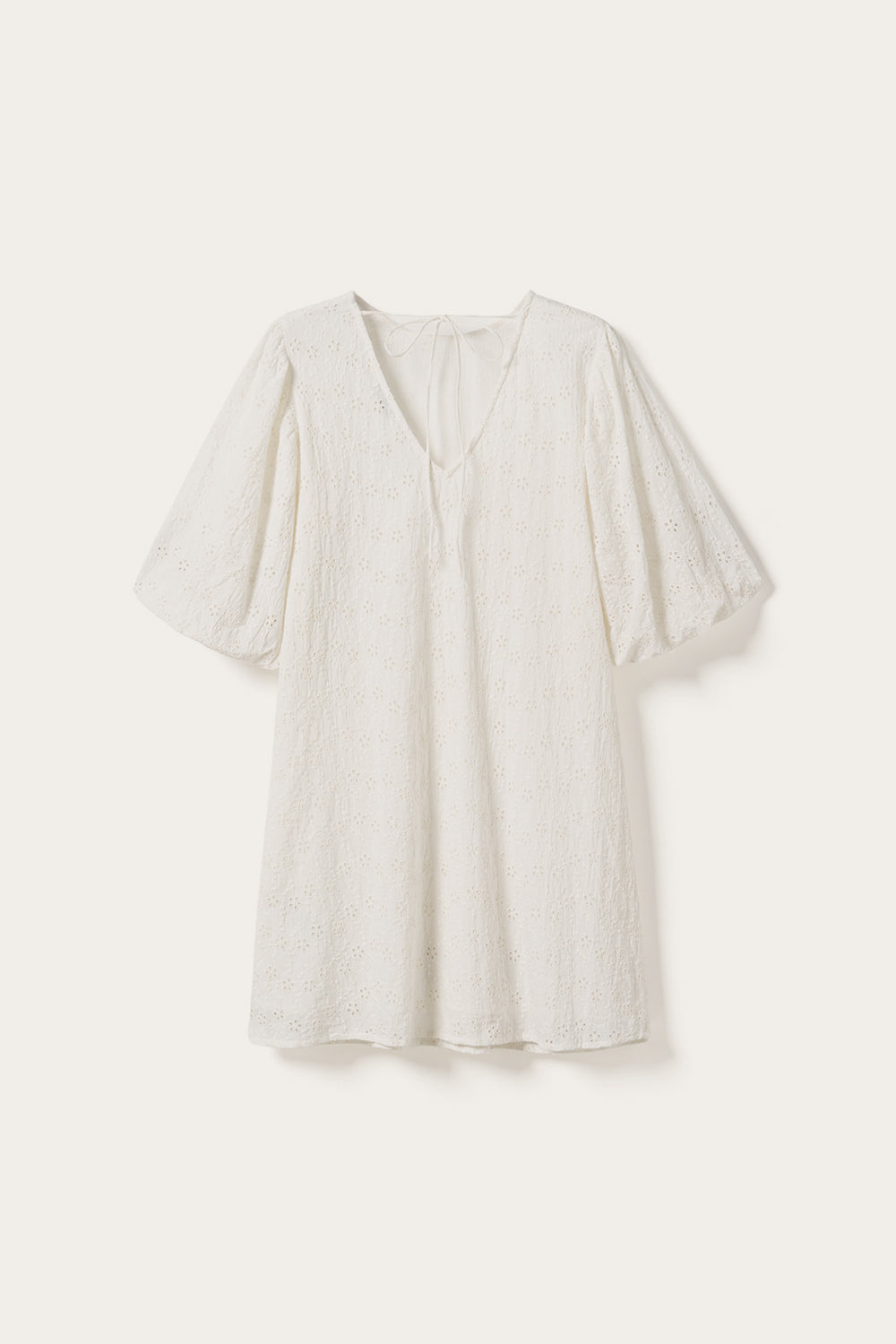 N-Pastis Kurzes Kleid Weiß