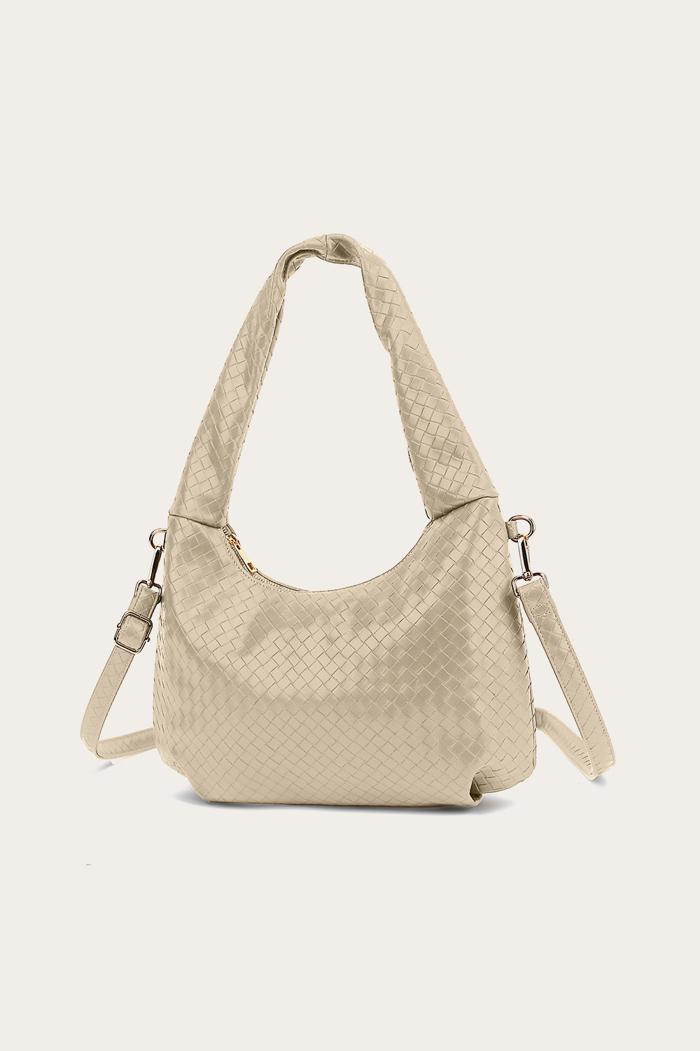 Pfingstrosen-Tasche Beige