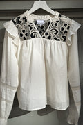 Salba Bluse Elfenbein