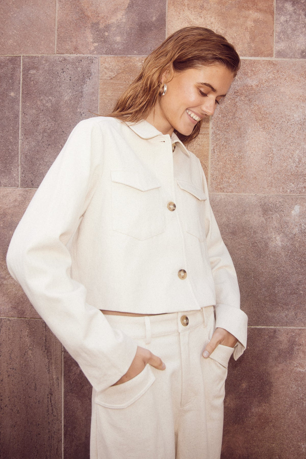 Sommerjacke Elfenbein
