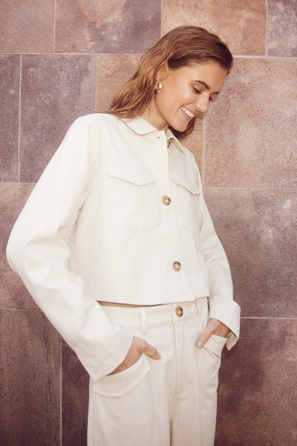 Sommerjacke Elfenbein