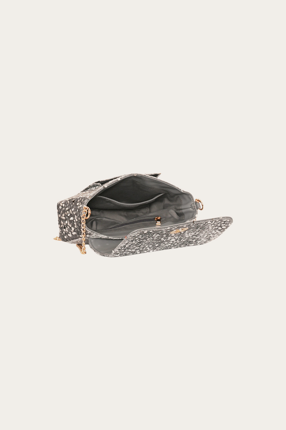 Teagan Tasche Asphalt Silbergrau