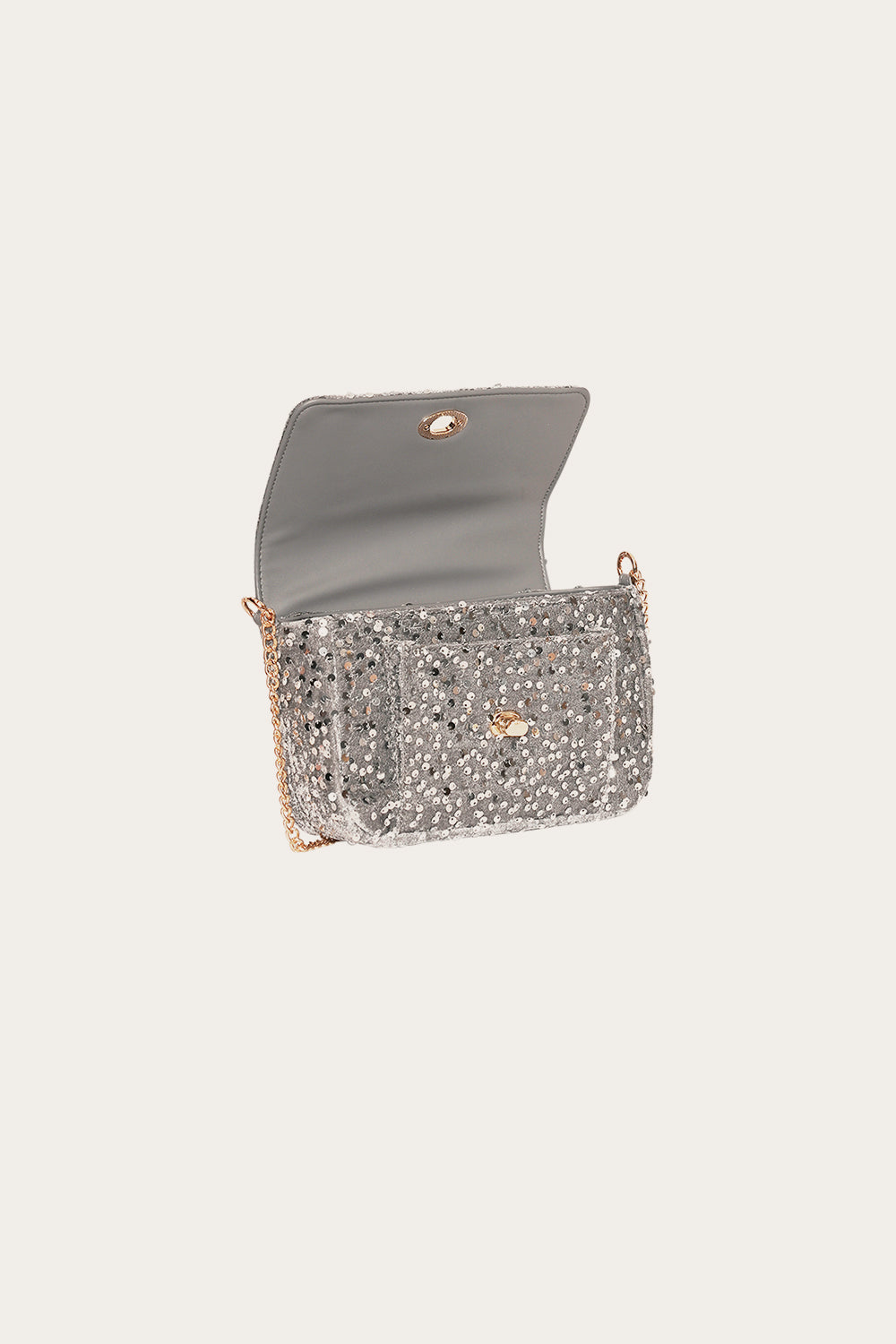 Teagan Tasche Asphalt Silbergrau