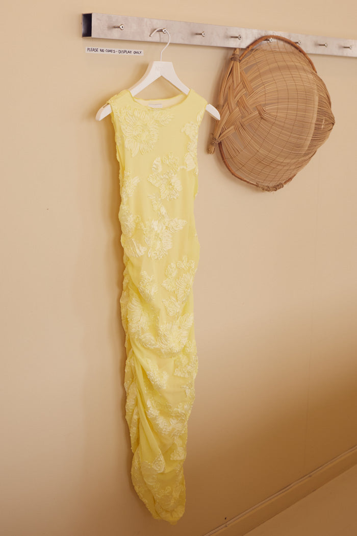 Lavinia Kleid Buttergelb