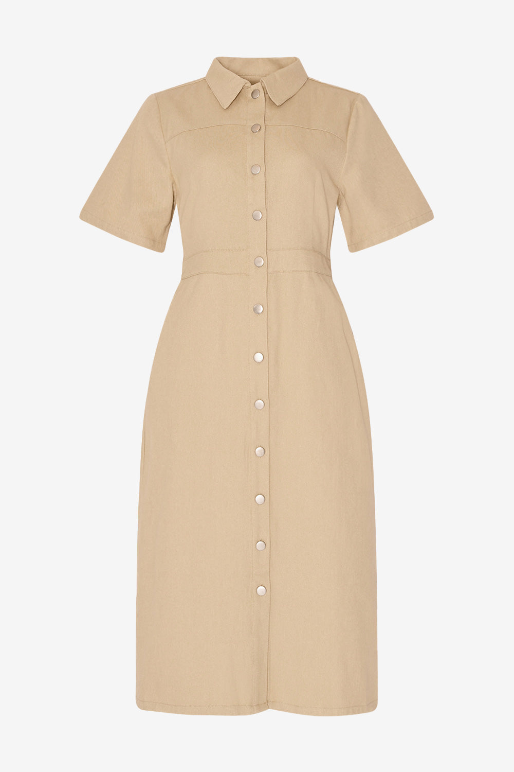 Benita Maxikleid Oyster