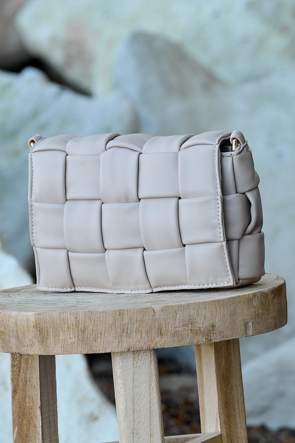 Ziegelsteintasche Beige