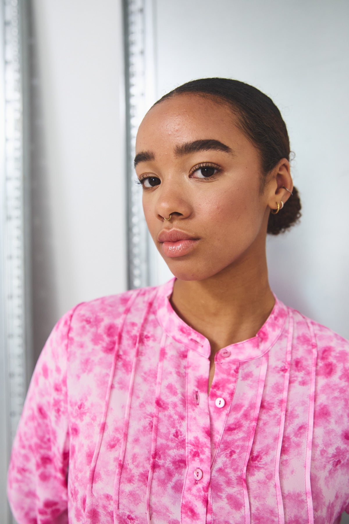 Imogene Kleid Trudy Rosa Print