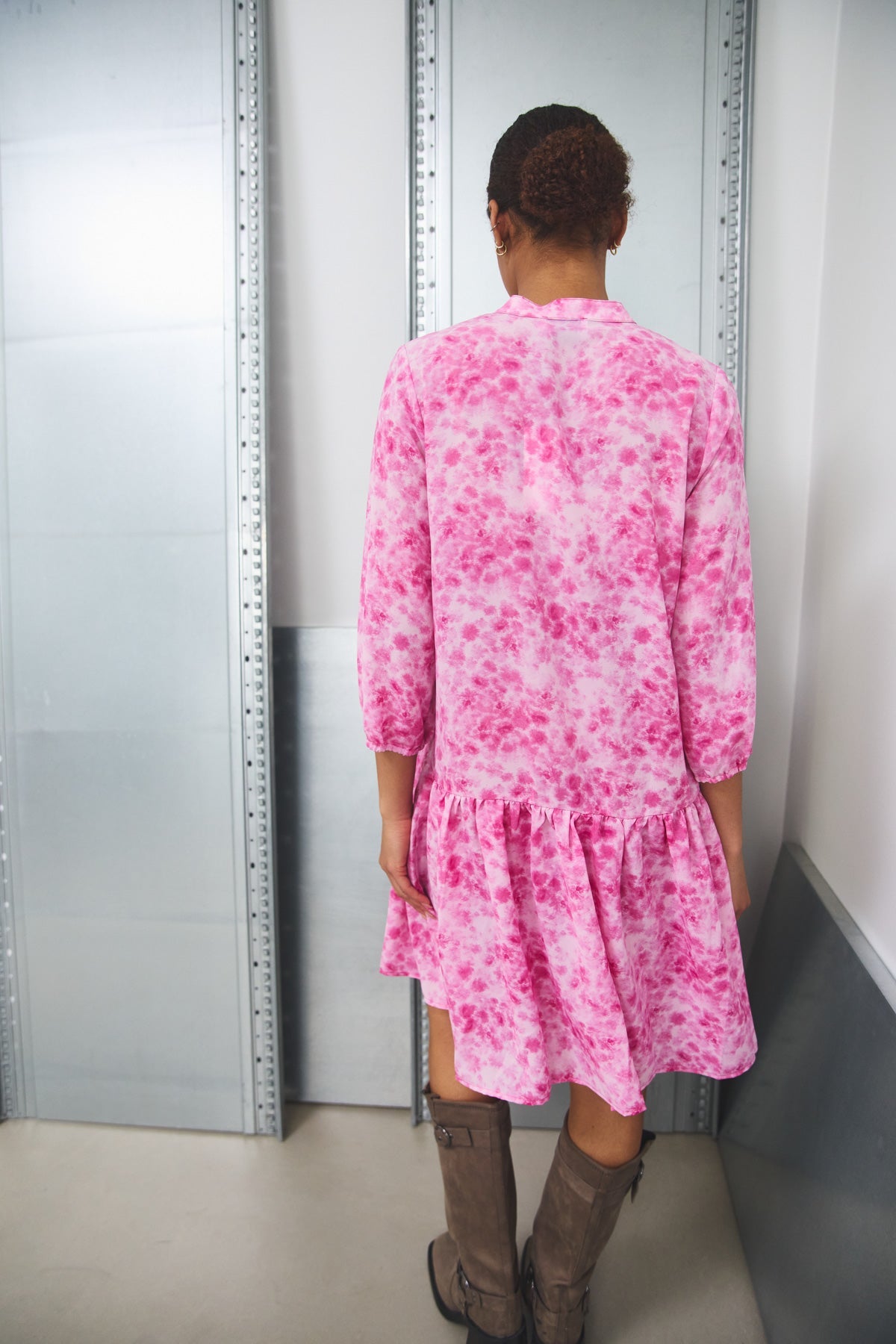 Imogene Kleid Trudy Rosa Print