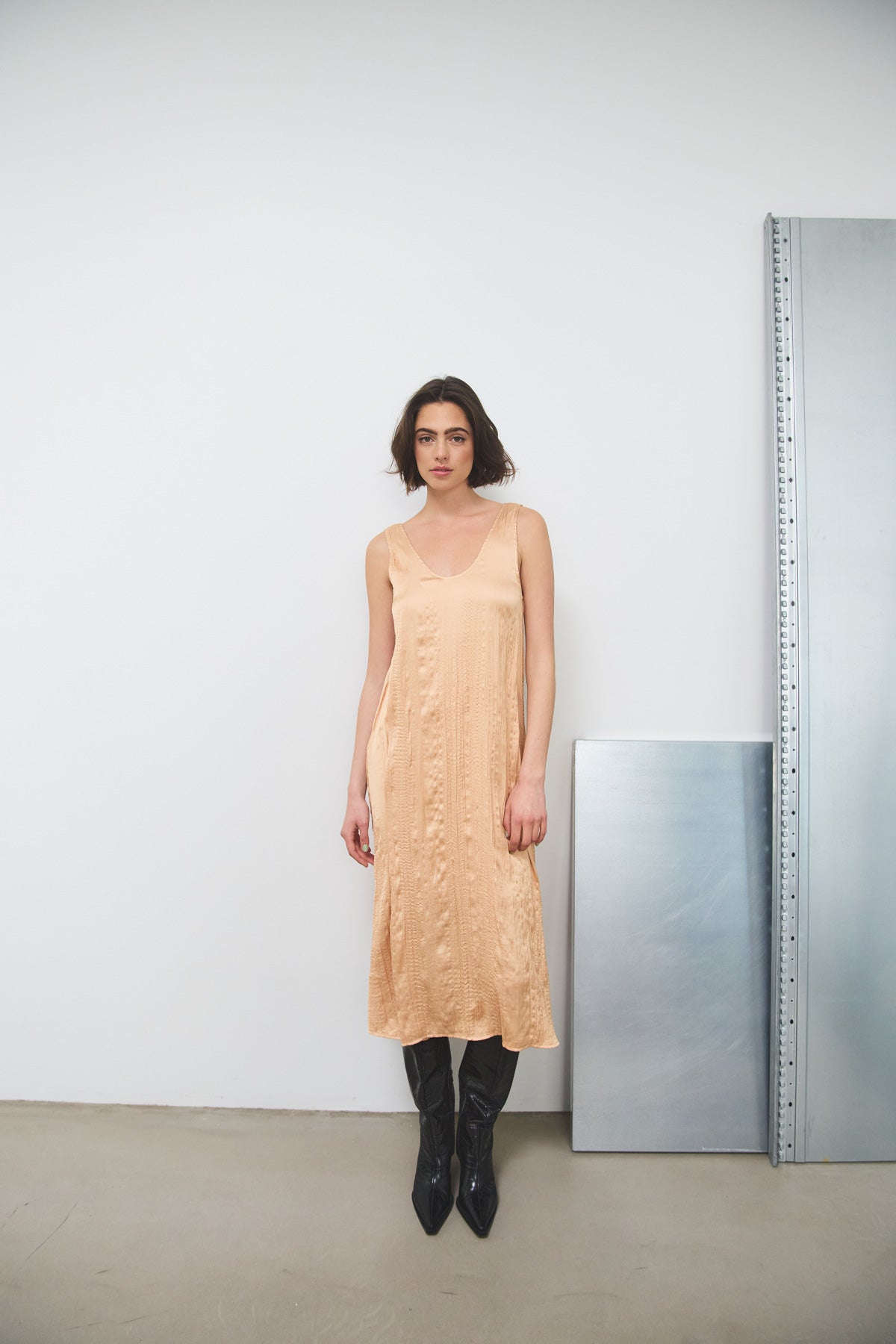 Samara Kleid Dusty Apricot