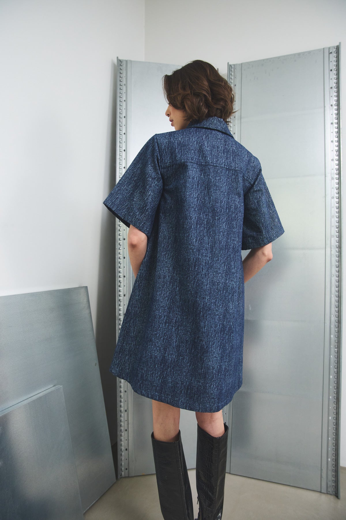 Jozie Kleid Blaue Schneewäsche