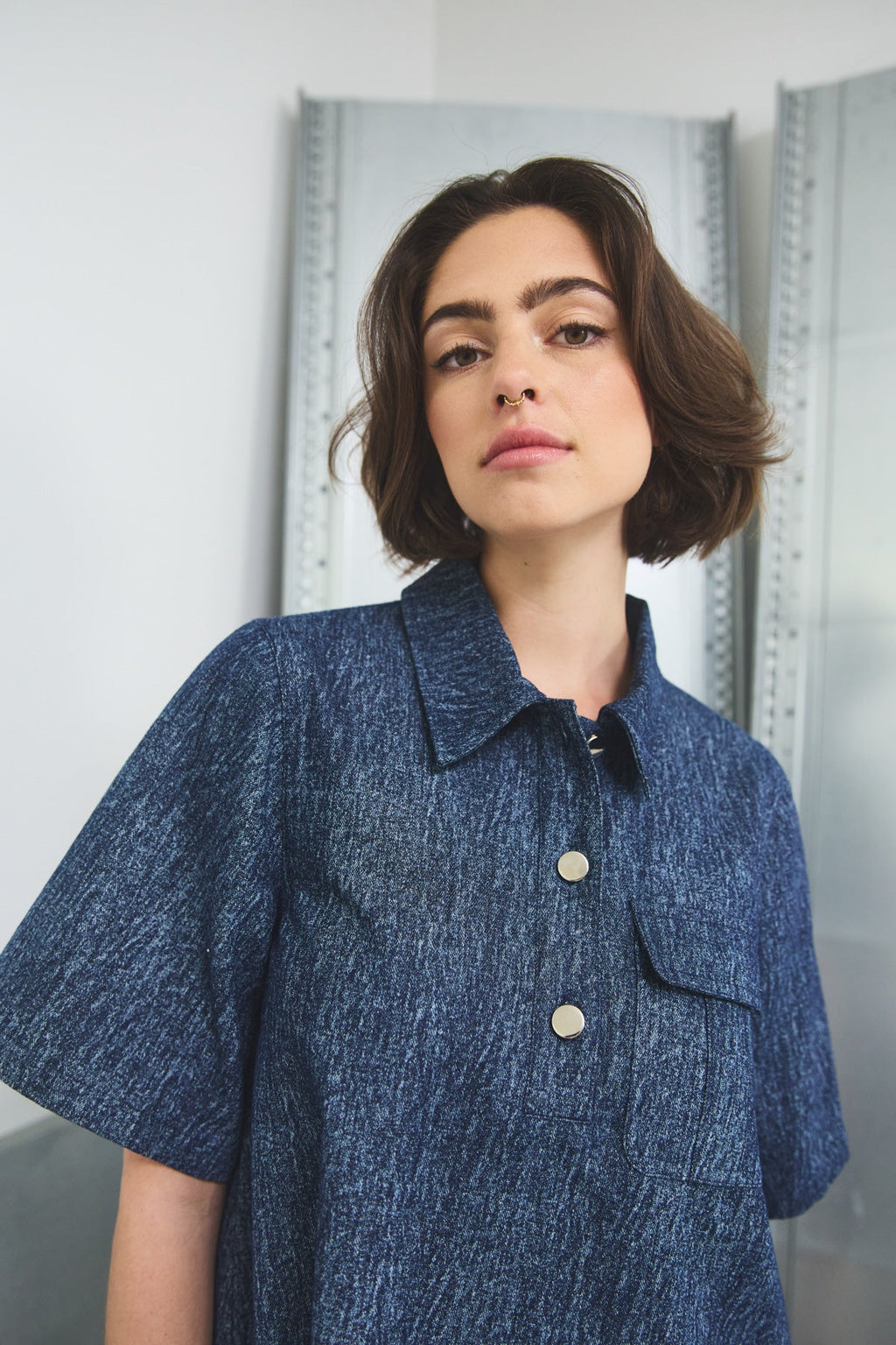Jozie Kleid Blaue Schneewäsche