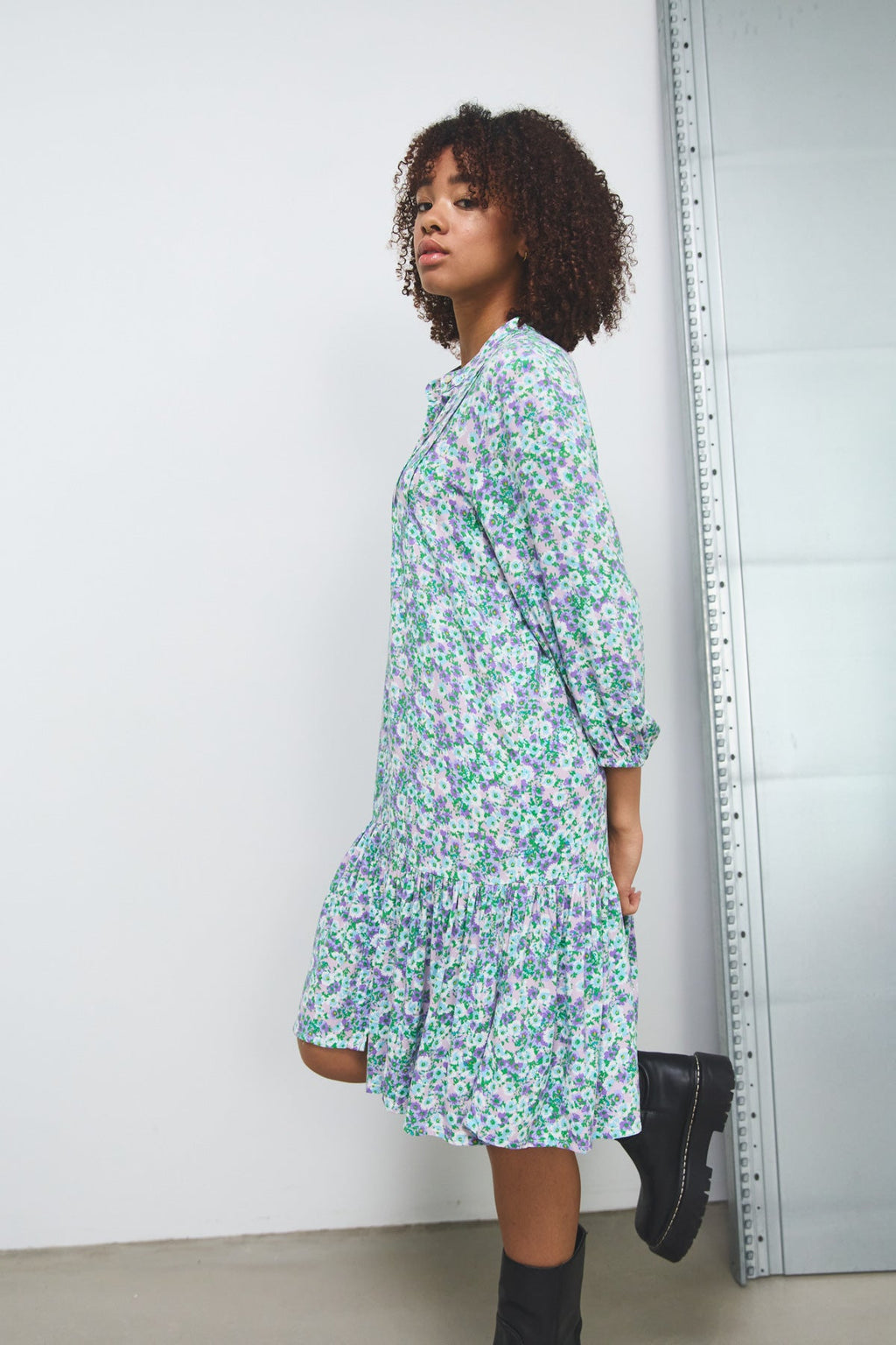 Imogene sh. Kleid Lavendel Blume