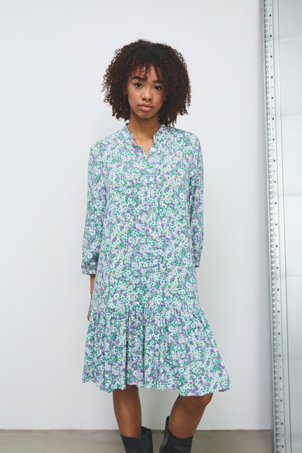 Imogene sh. Kleid Lavendel Blume