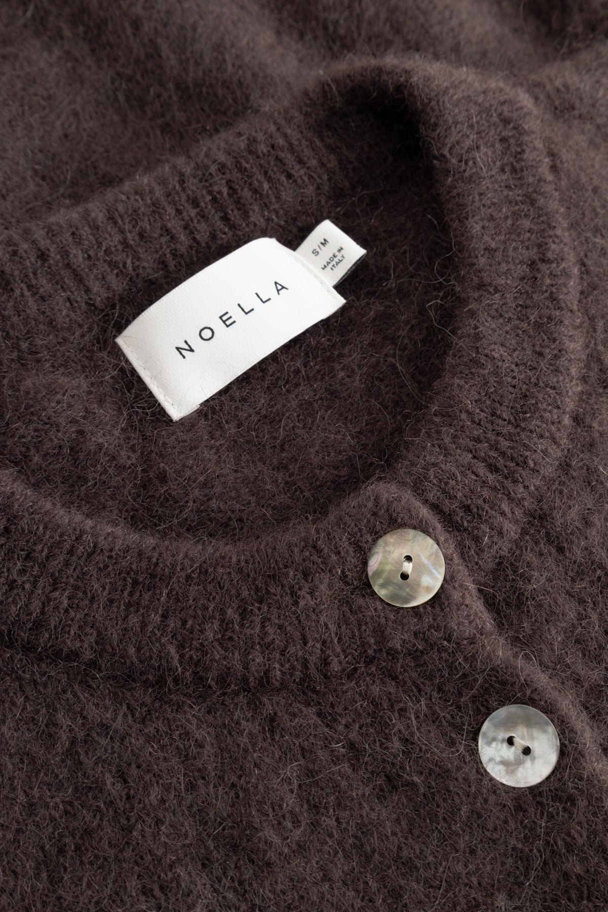 Kae SS Strickjacke Schokolade