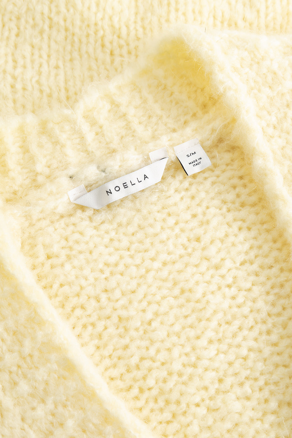 Fora Strickjacke Buttergelb