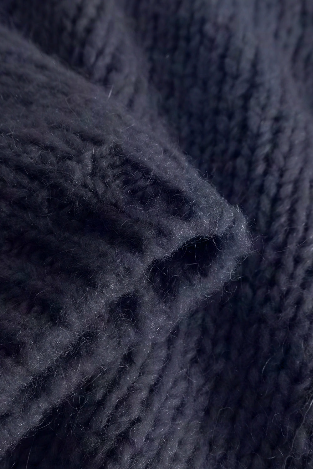 Fora Strickjacke Marineblau