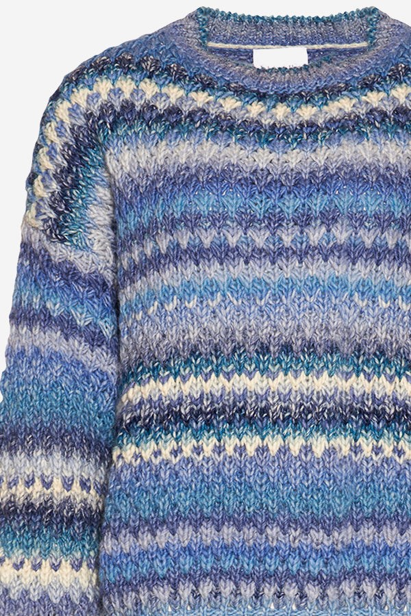 Gio Strickpullover Sky Mix