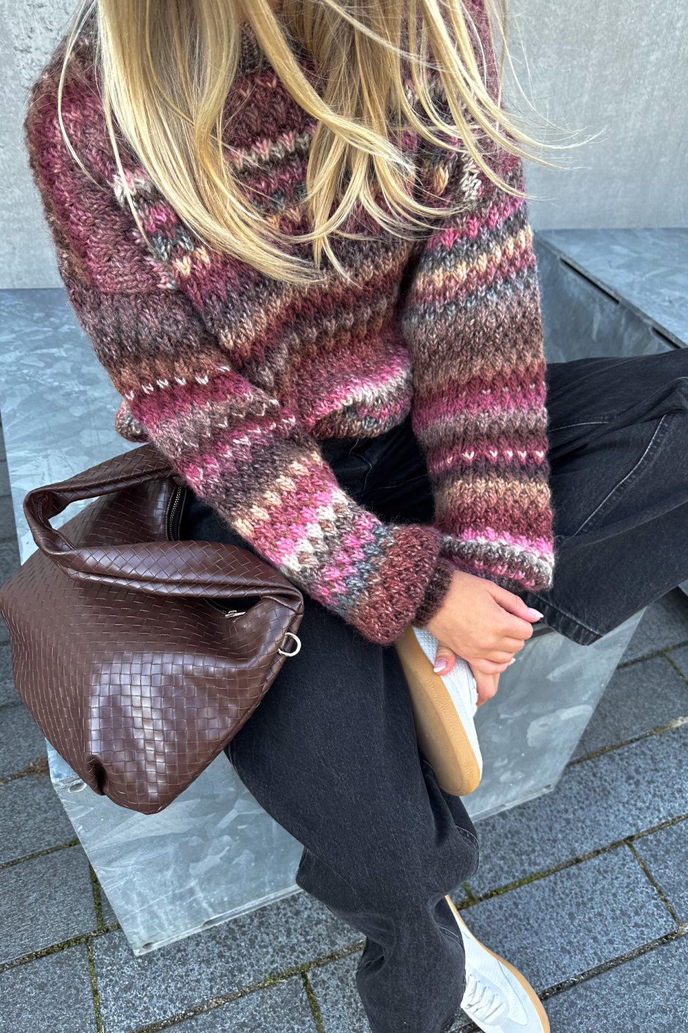 Gio Strickpullover Rost-Mix