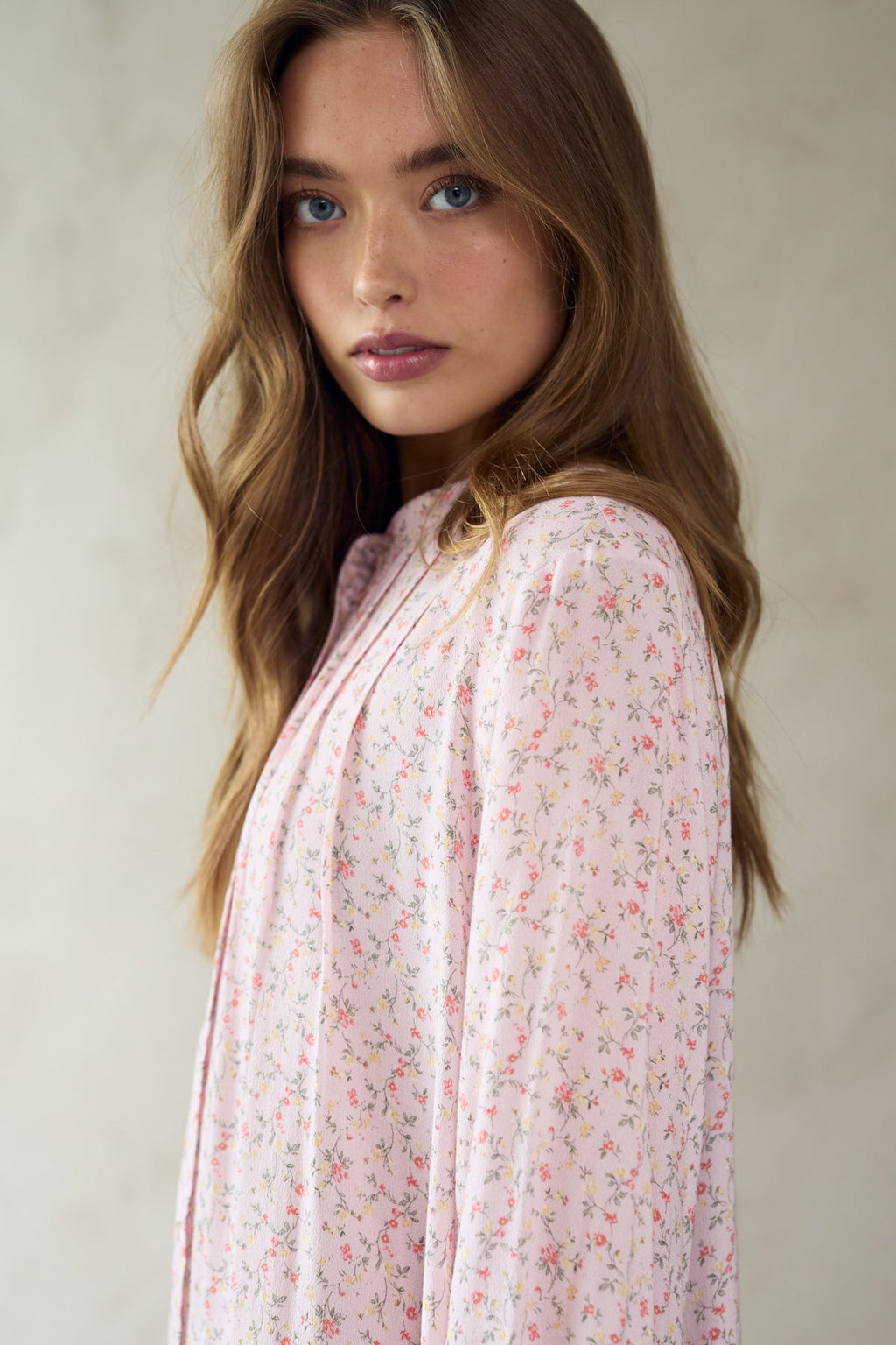 Imogene Kleid Terrena Blush Print
