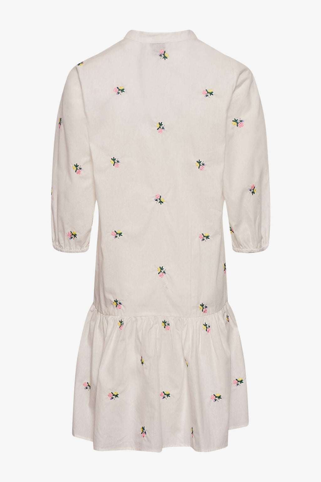 Imogene Kleid mit weißer Stickerei