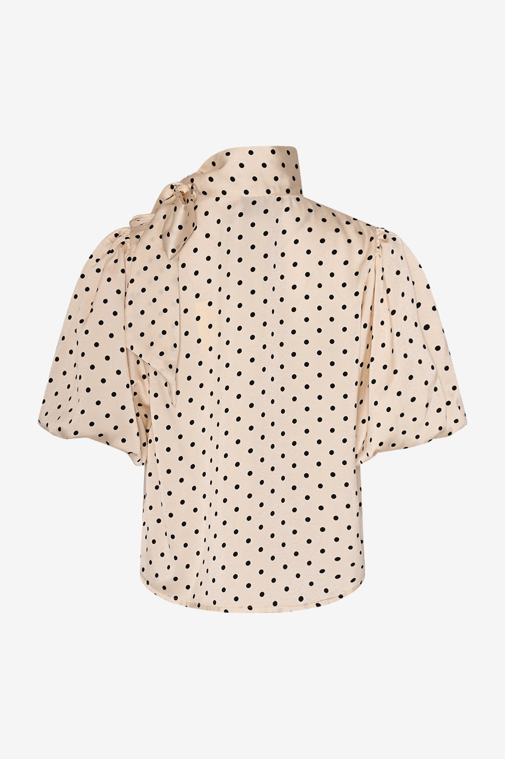 Kesha Bluse Karminrot-Weiß-Druck