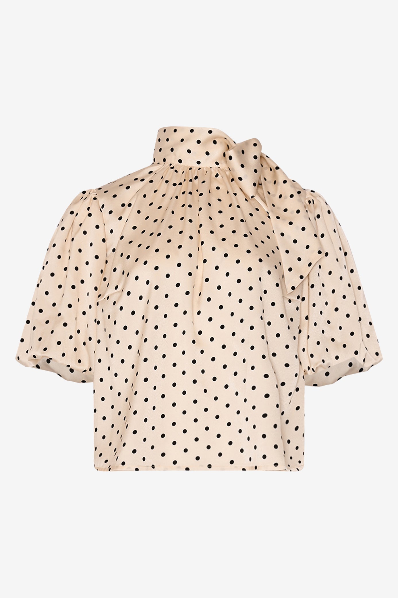 Kesha Bluse Karminrot-Weiß-Druck