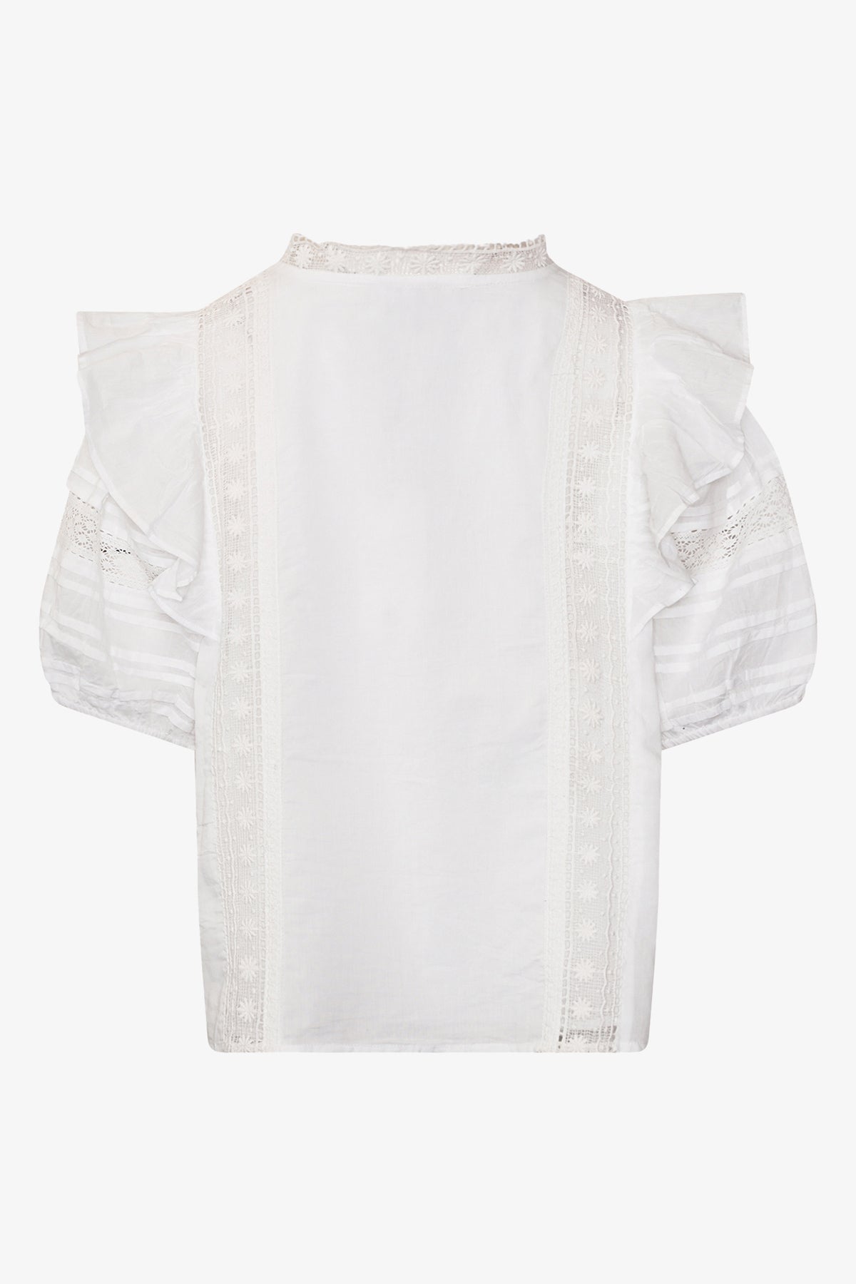 Keshondra Bluse Weiß