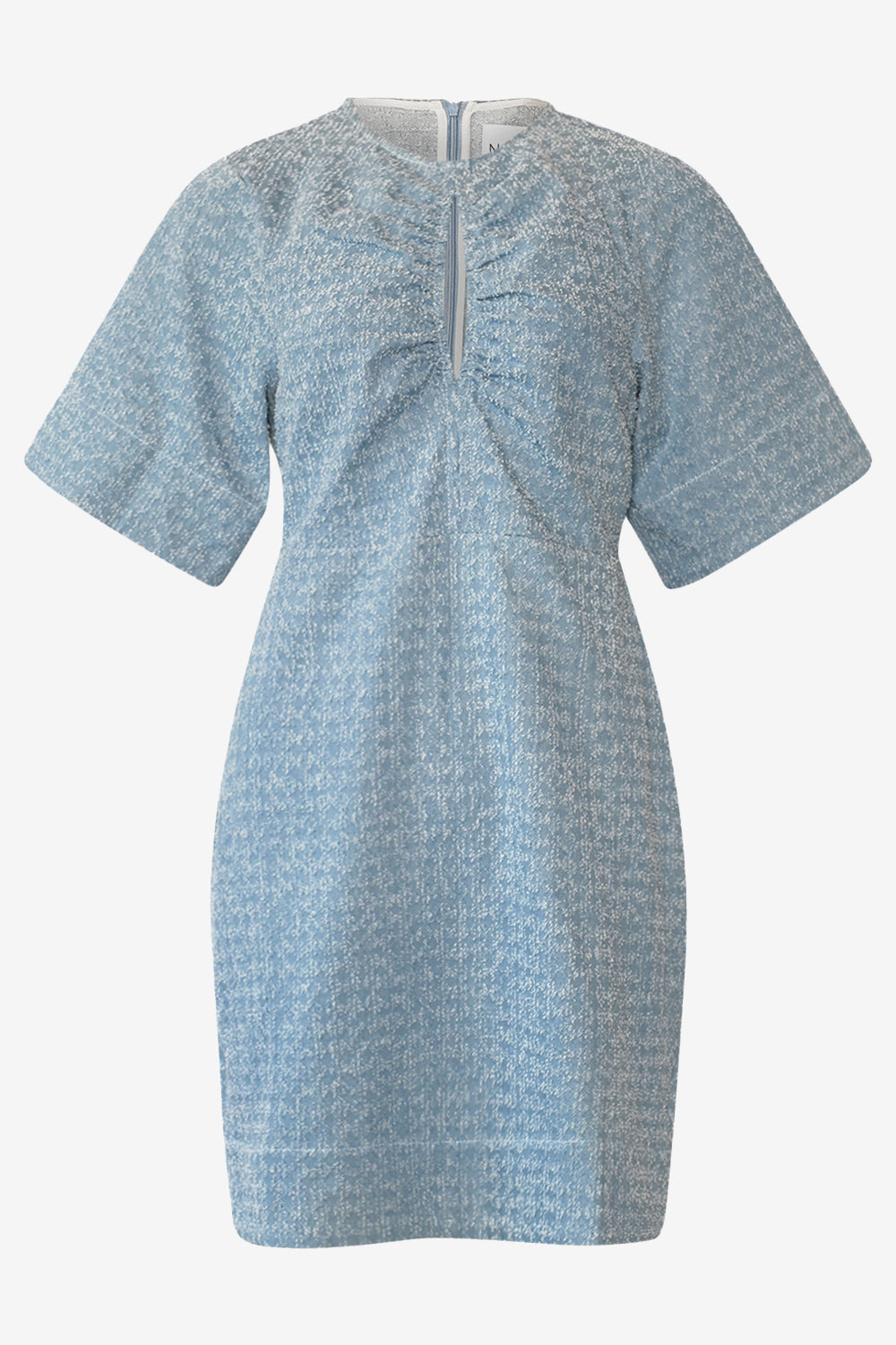 Lenny Dress Hellblaue Waschung
