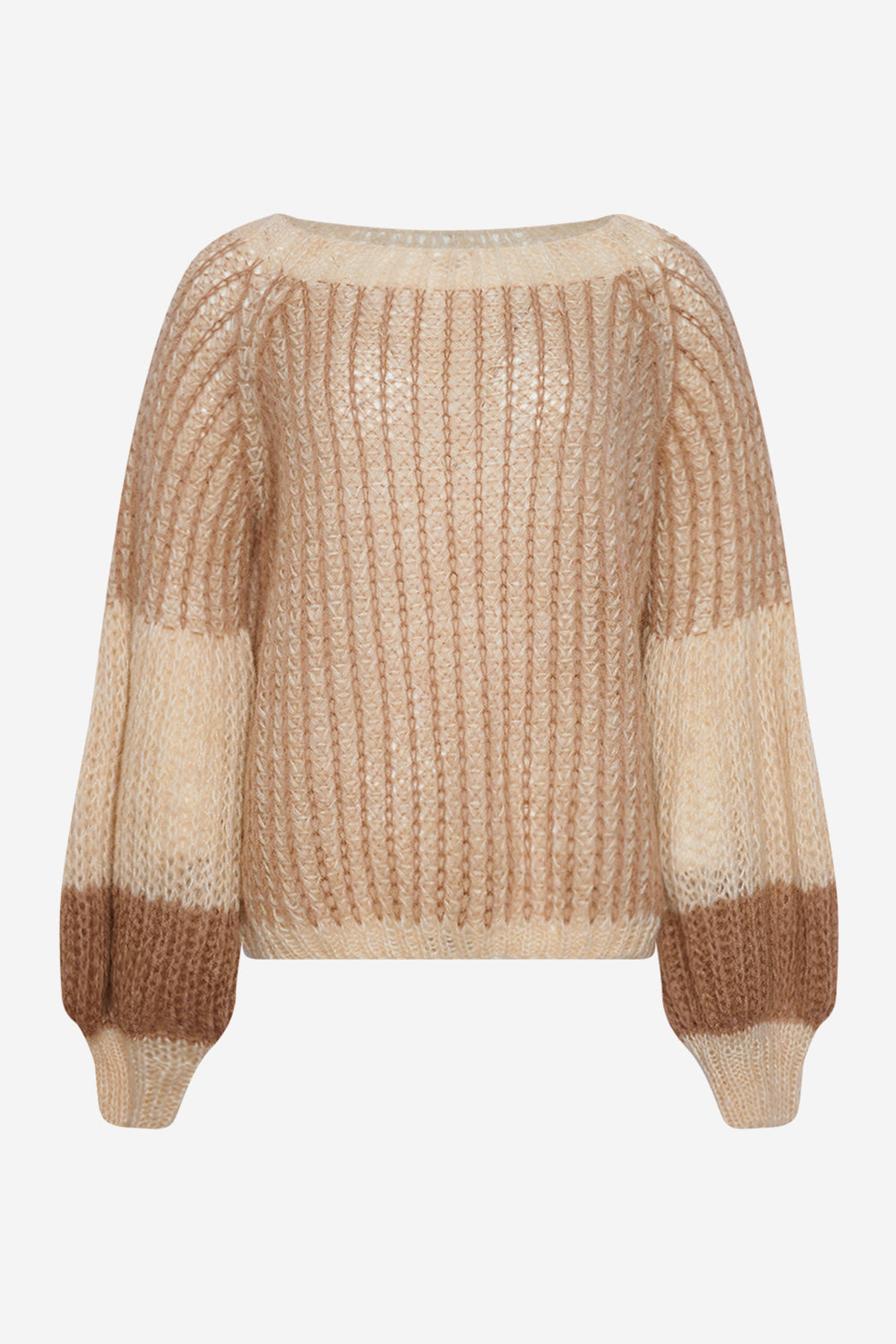 Liana Strickpullover Kuschelbraun