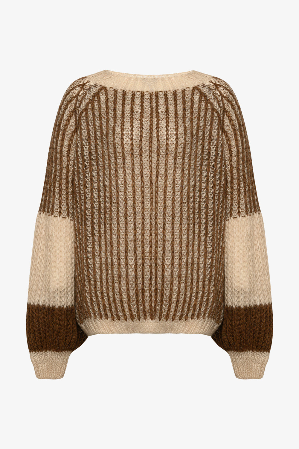Liana Strickpullover Beige/Braun