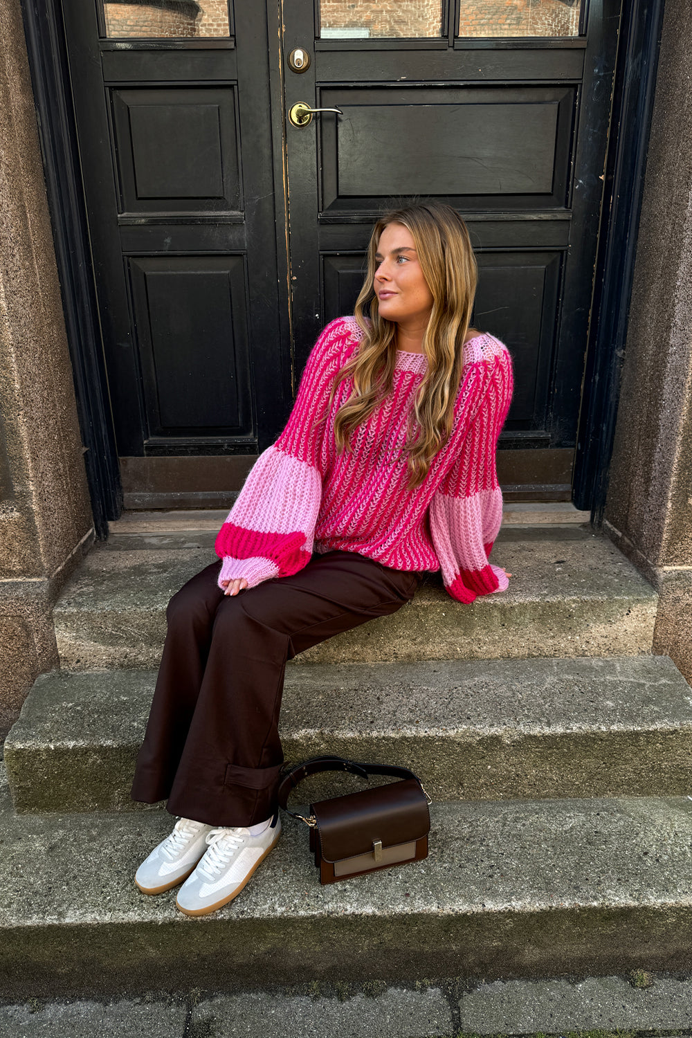 Liana Strickpullover Pink Bubblegum